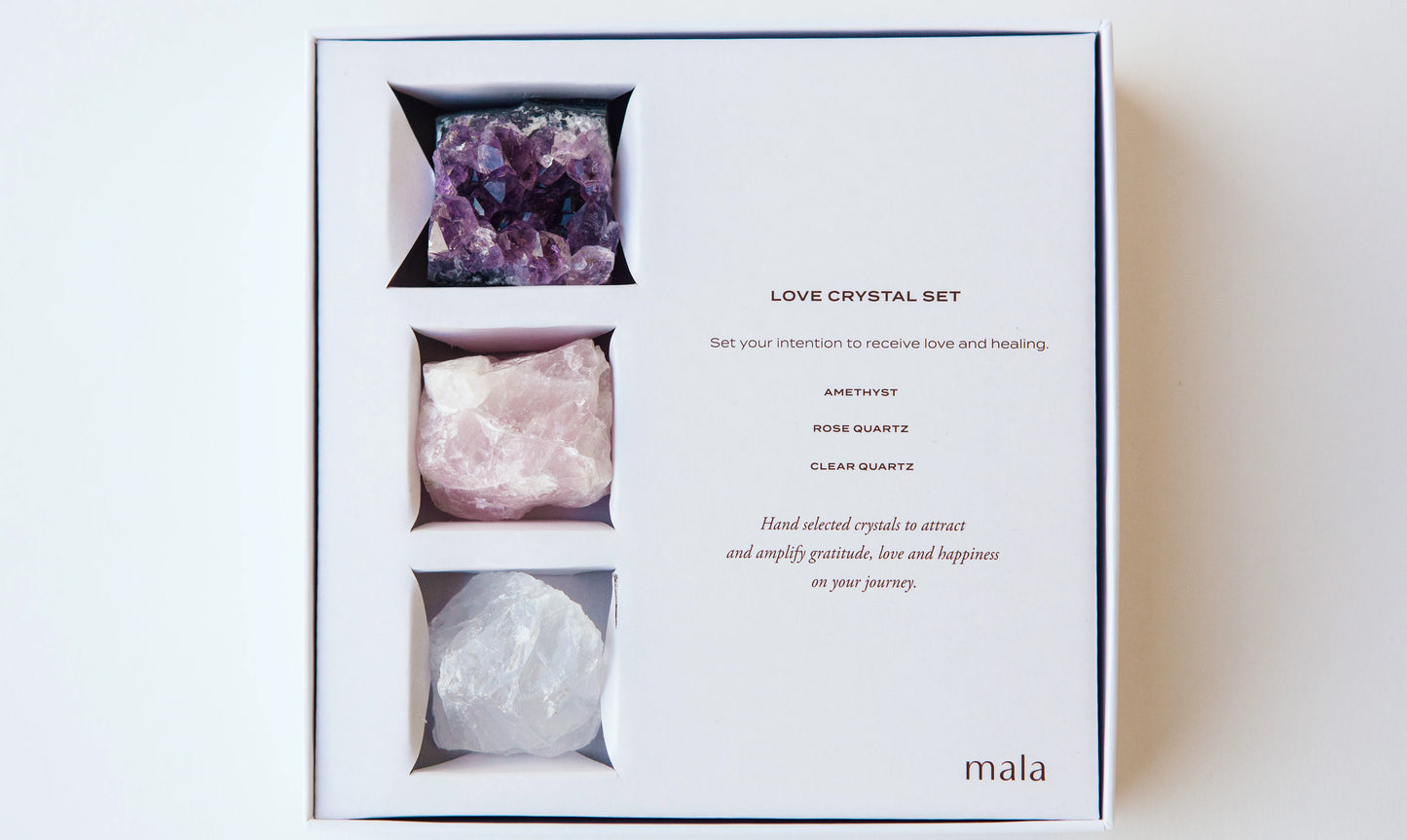 Mala - Love crystal gift set