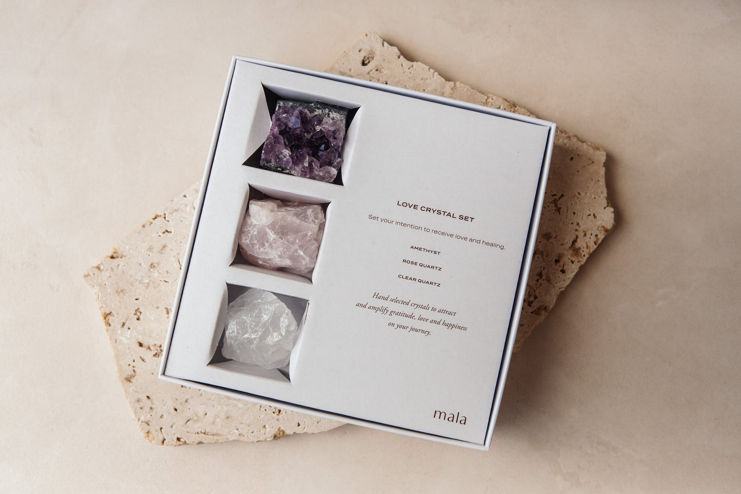 Mala - Love crystal gift set